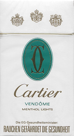 Cartier Vendôme Menthol Lights 19DE199?